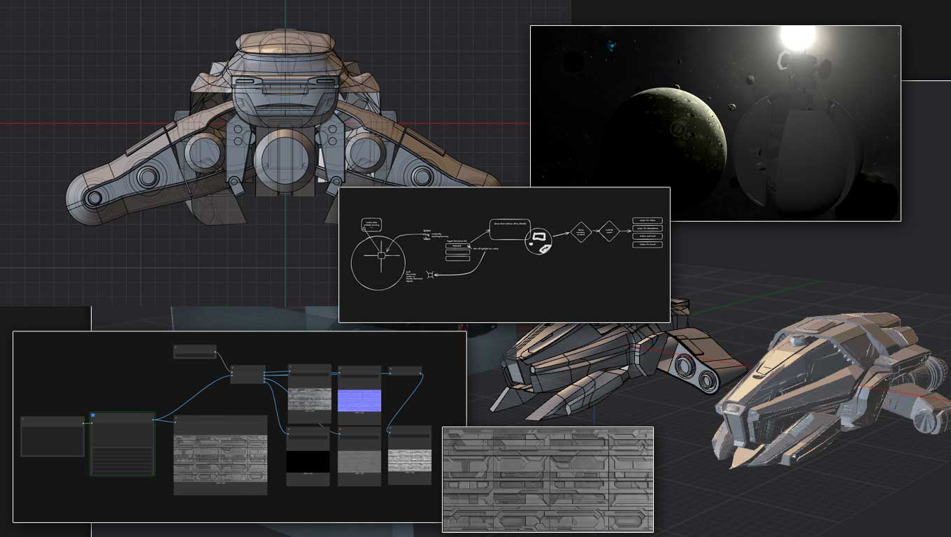 R&D: PLASTICITY, COMFYUI TRIM SHEETS & R3F PLANETARY SCENE